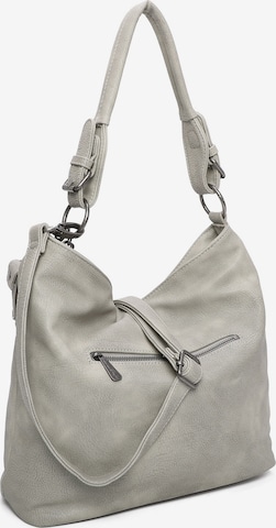 Fritzi aus Preußen Shoulder Bag 'Lipstick' in Grey