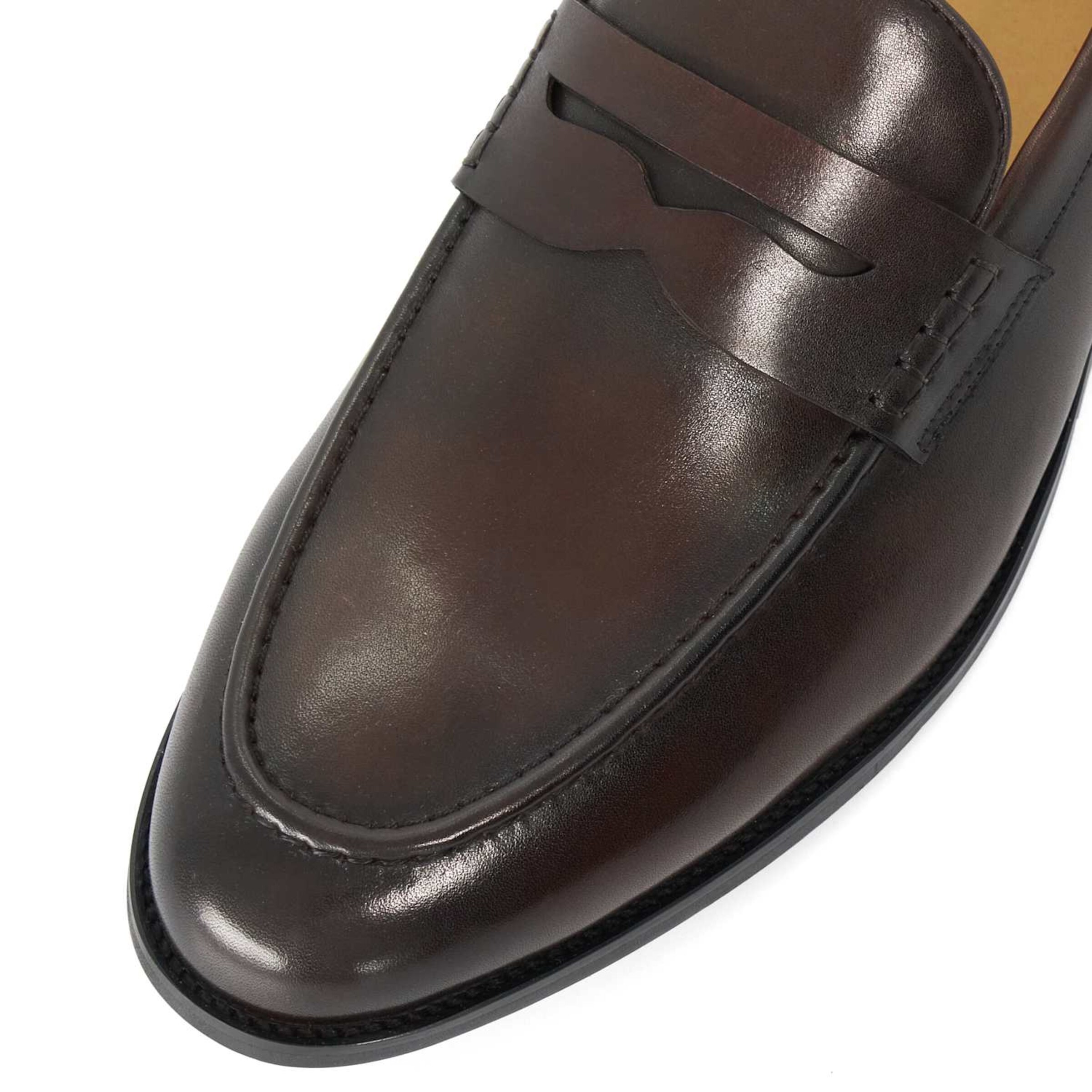 Dune LONDON Instappers 'Skylers' in Bruin