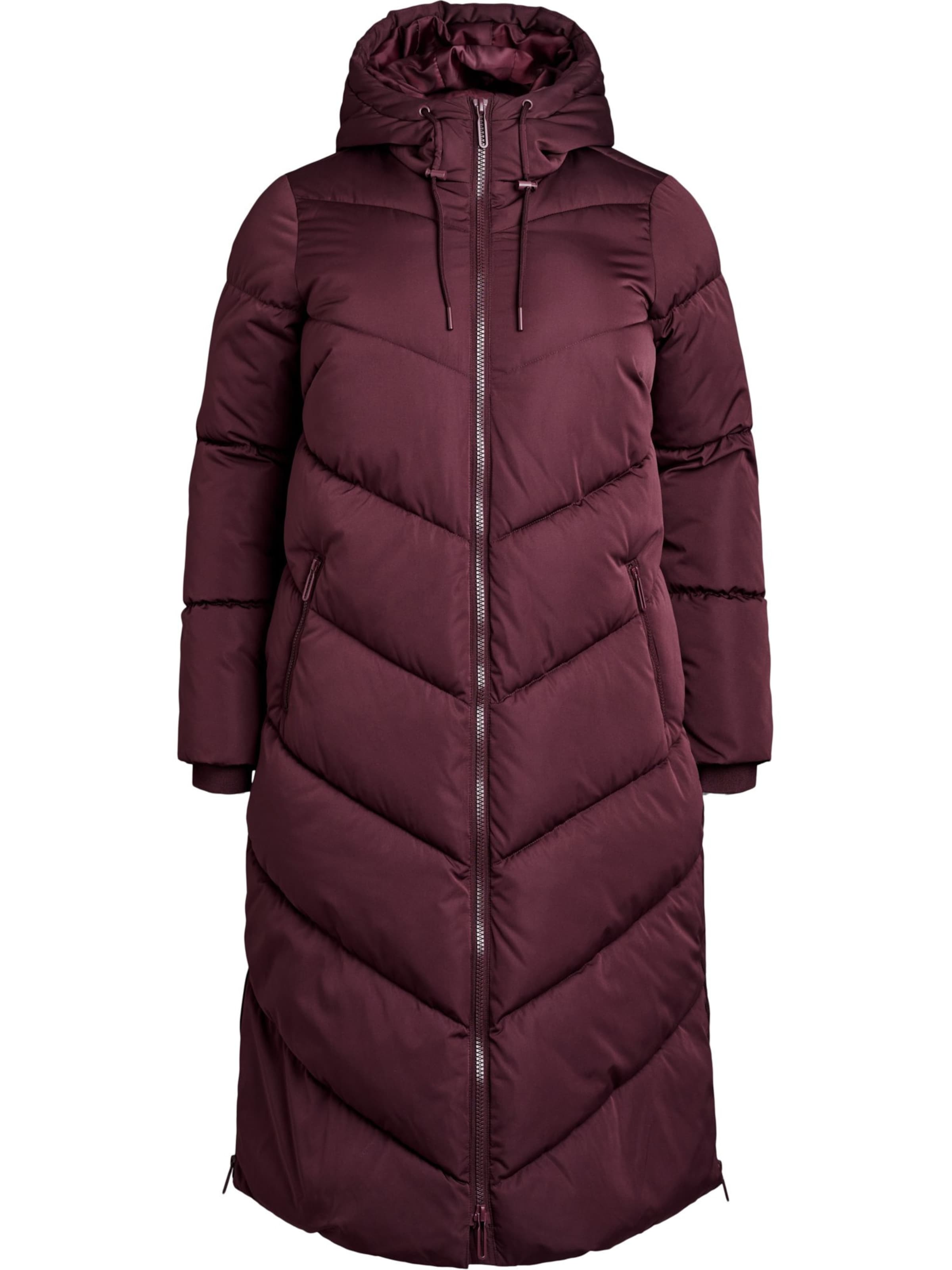 borvörös Zizzi Átmeneti kabátok 'Canordic', Termék nézet