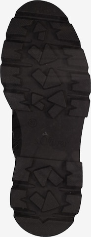 s.Oliver Ankelstøvletter med snøring i svart