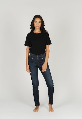 Angels Slimfit Jeans in Blauw: voorkant