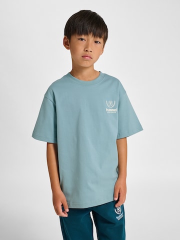 T-Shirt Hummel en bleu : devant
