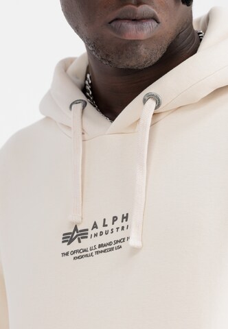 ALPHA INDUSTRIES Sweatshirt in Pink