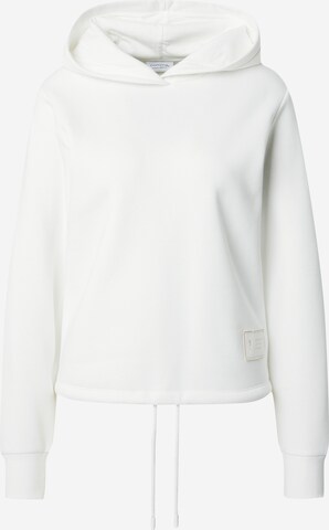 Sweat-shirt comma casual identity en blanc : devant