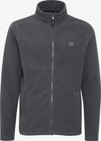 BLEND Fleece Jacket 'FLINNE' in Grey: front