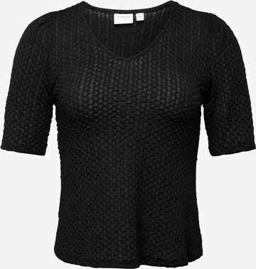 EVOKED - Blusa 'ANNIE' en negro: frente