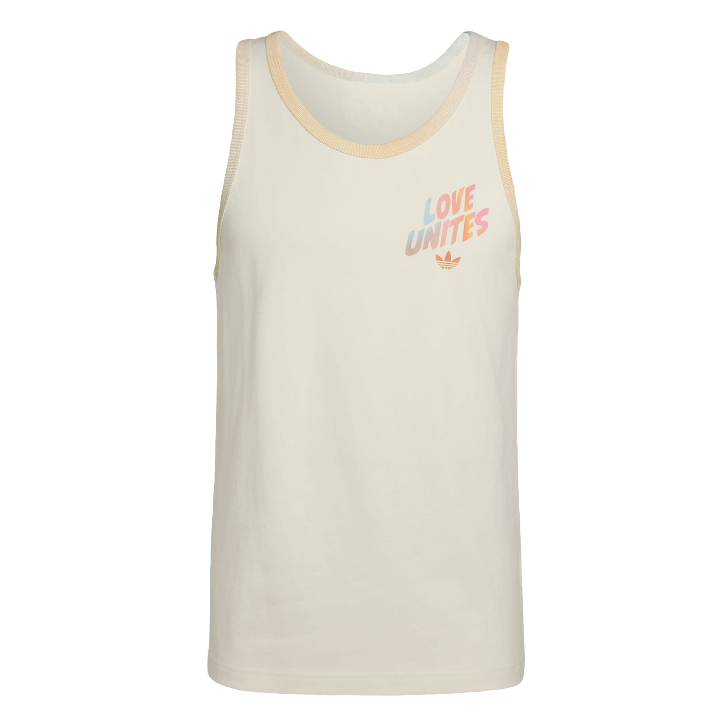 Top 'Pride' di ADIDAS ORIGINALS in beige: frontale