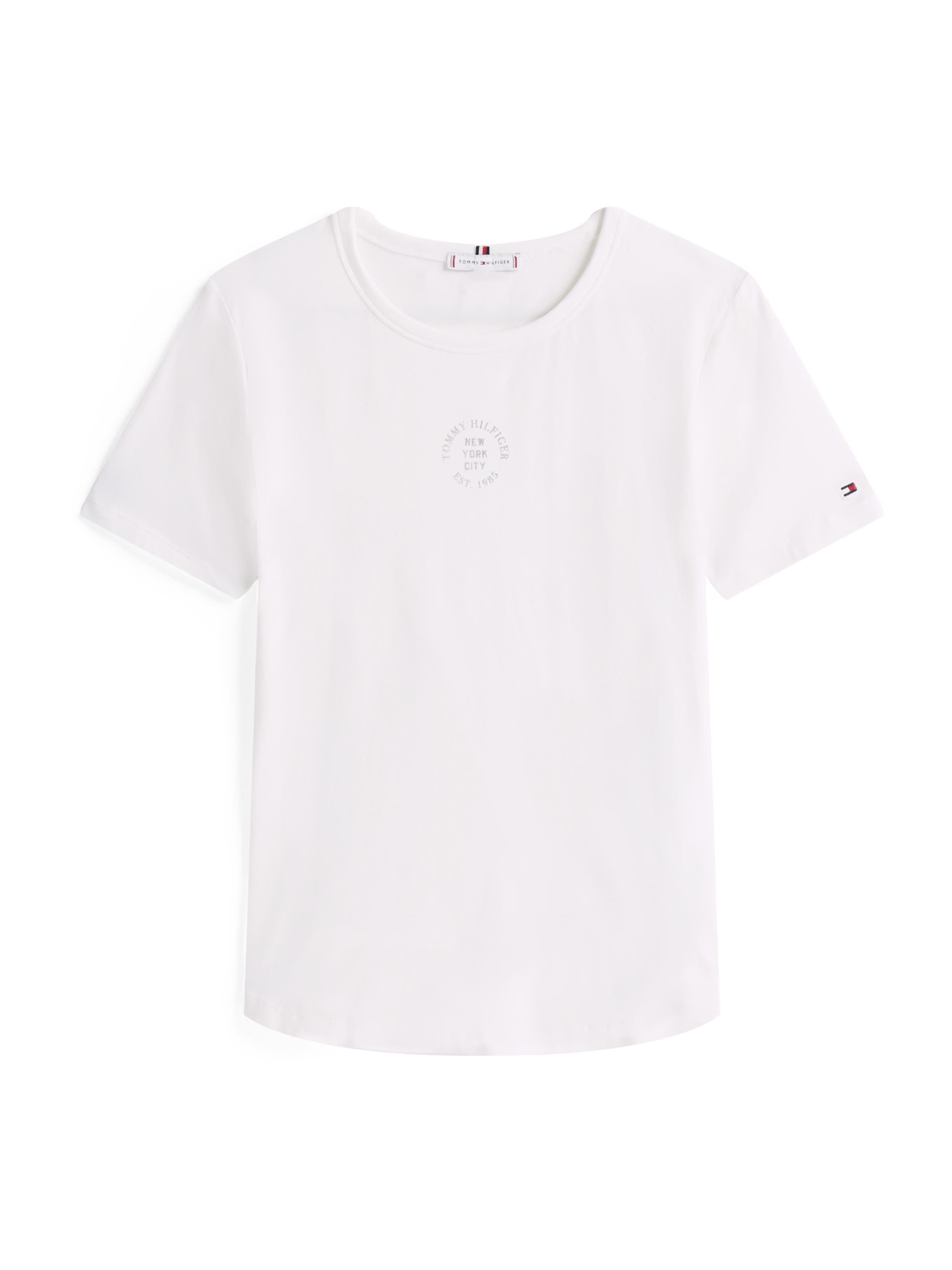 TOMMY HILFIGER T-Shirt in Weiß: Vorderseite