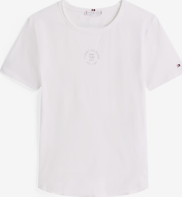 Tricou de la TOMMY HILFIGER pe alb: față