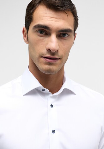 ETERNA Slim fit Button Up Shirt in White