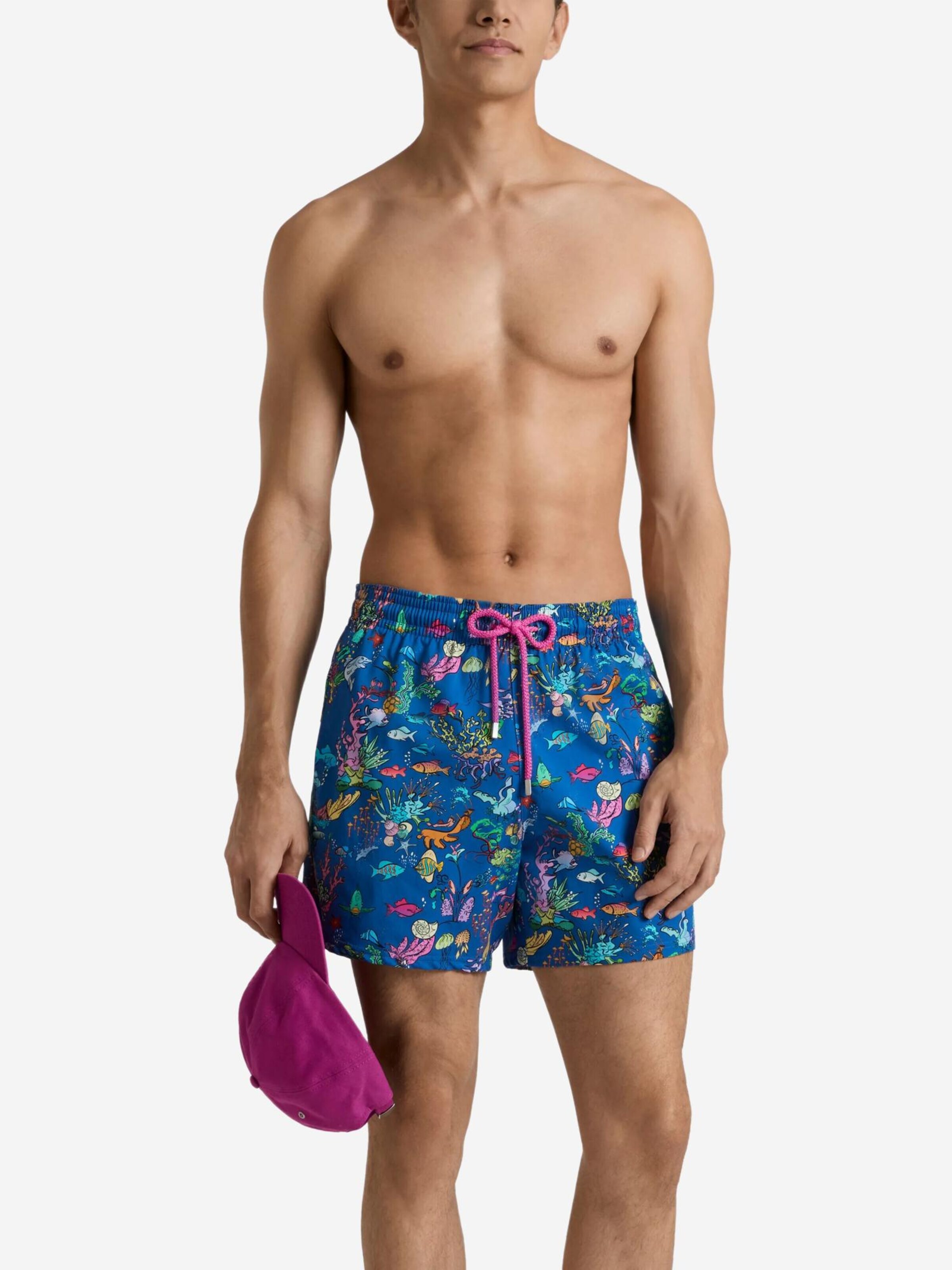 Vilebrequin - Bermudas en azul: frente