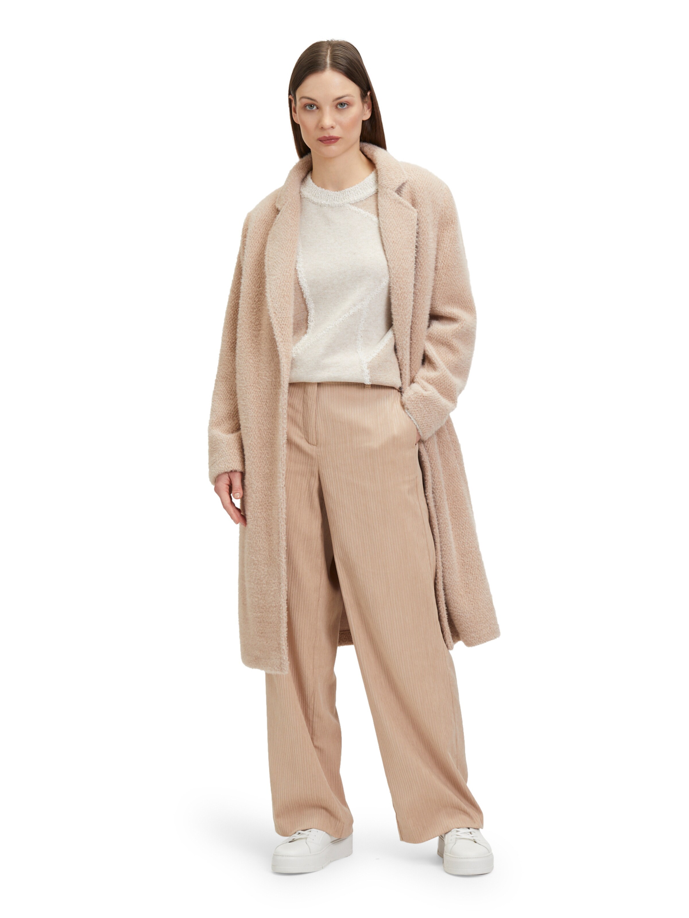 Betty & Co Regular Anzughose mit Taschen in Beige