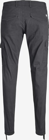 JACK & JONES Tapered Cargobroek 'Kane Benny' in Grijs