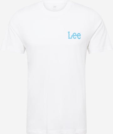 Lee - Camiseta 'MEDIUM WOBBLY' en blanco: frente