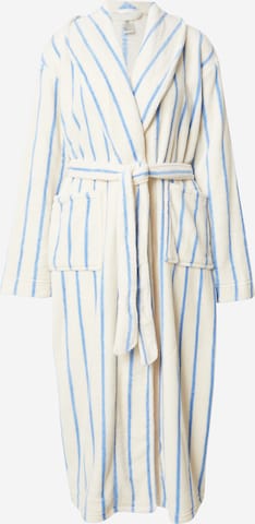 balts Lindex Garš peldmētelis: no priekšpuses