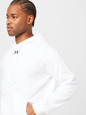 Sweat de sport UNDER ARMOUR en blanc