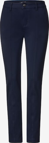 STREET ONE Slimfit Chino in Blauw: voorkant