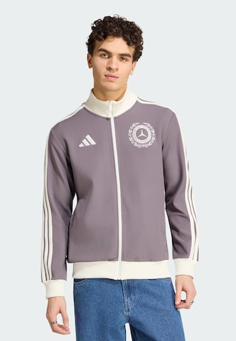 ADIDAS PERFORMANCE Trainingsjacke in Grau: Vorderseite