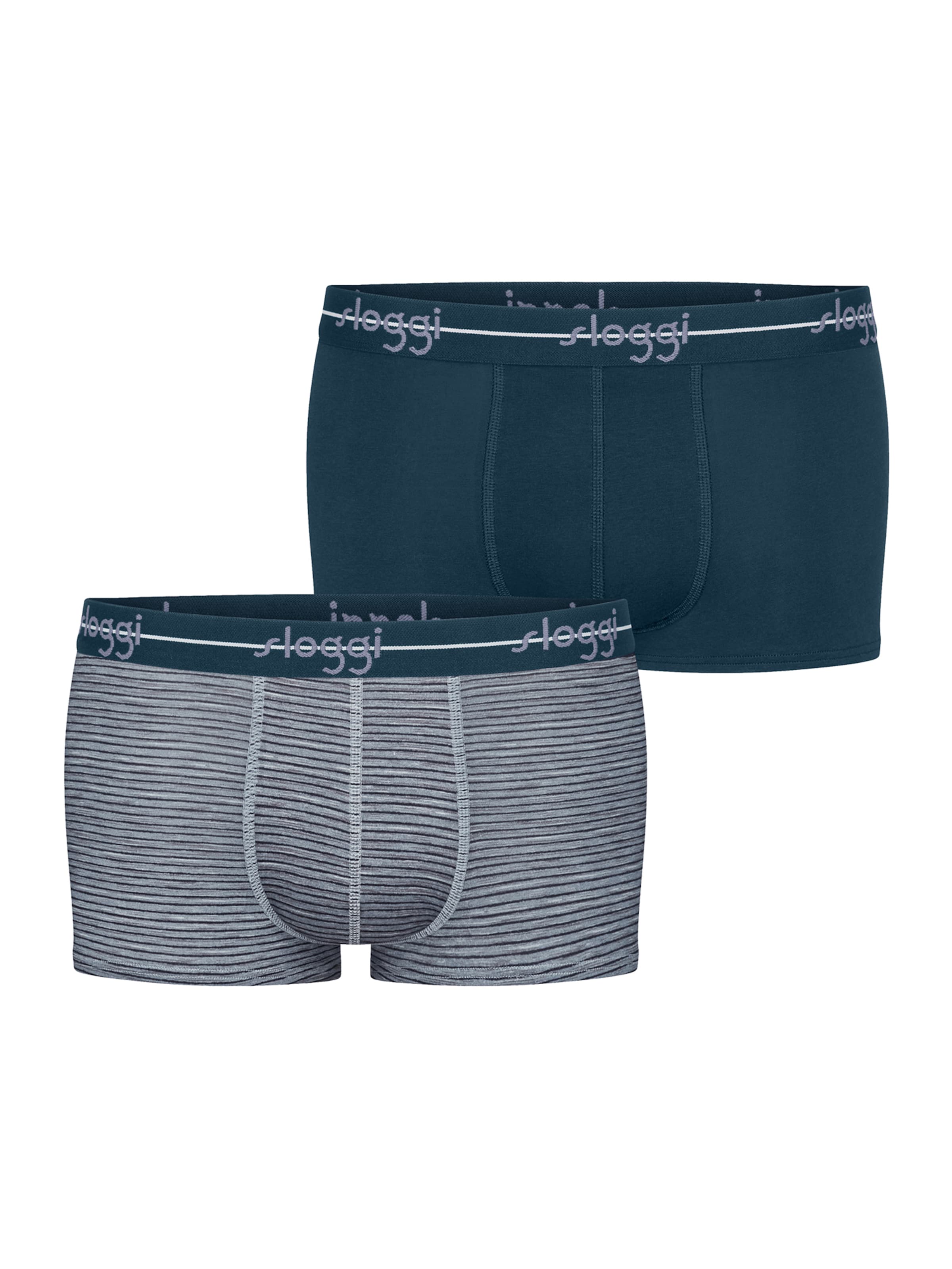 Boxers SLOGGI en bleu : devant