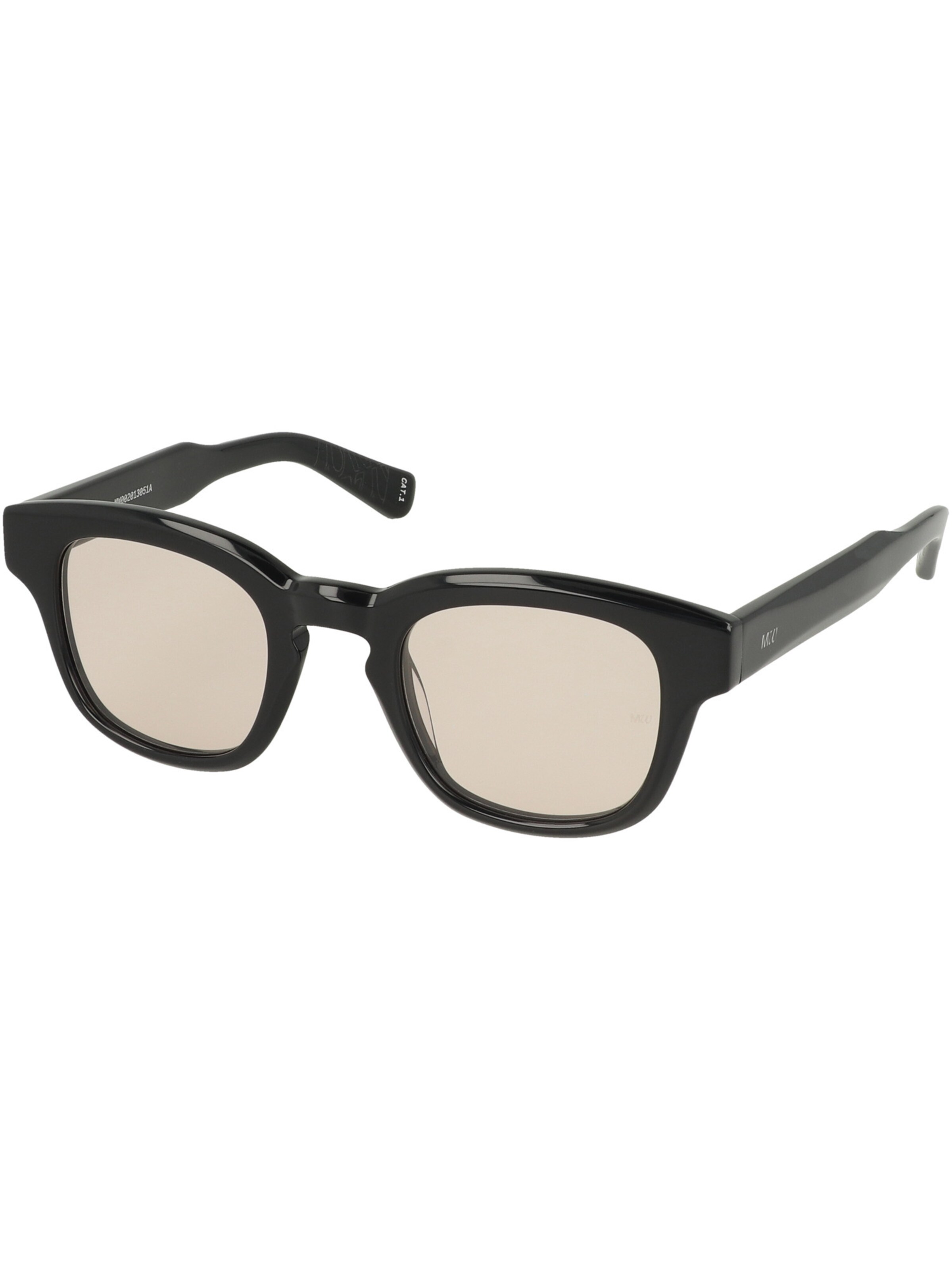 MessyWeekend Sunglasses ' TEO ' in Black: front