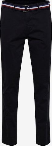FQ1924 - Calças chino 'Ryan' em preto: frente