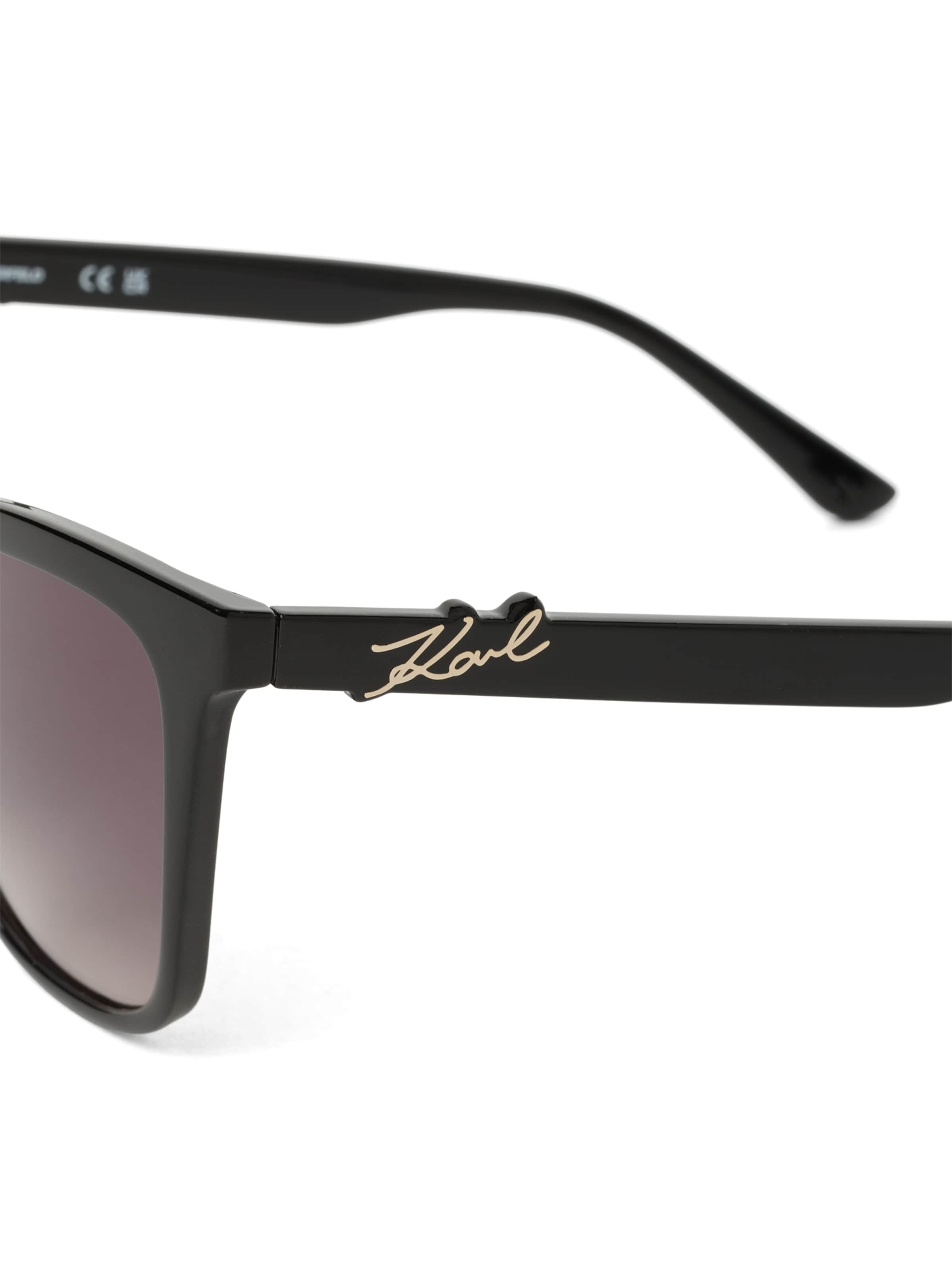 Lunettes de soleil ' SIGNATURE LOGO ' Karl Lagerfeld en noir