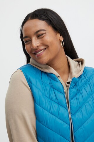 Gilet di Fransa Curve in blu