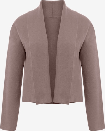 Geacă tricotată de la Imily Bela pe maro: față