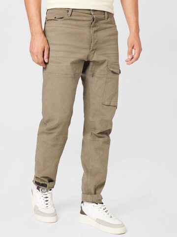 G-Star RAW Дънки Tapered Leg Карго панталон в зелено: отпред