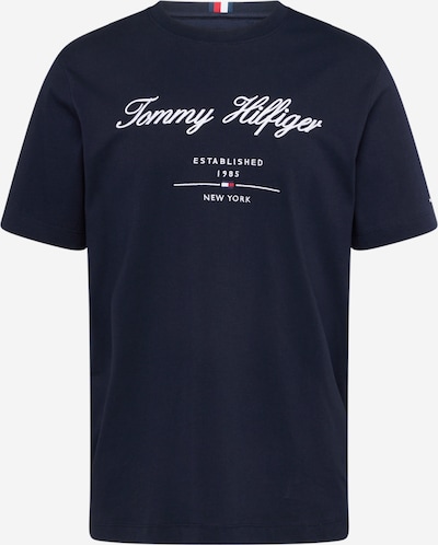 TOMMY HILFIGER Tričko - tmavomodrá / červená / biela, Produkt