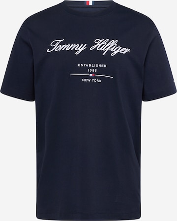 TOMMY HILFIGER Μπλουζάκι σε μπλε: μπροστά