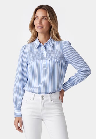 usha BLUE LABEL - Blusa en azul: frente