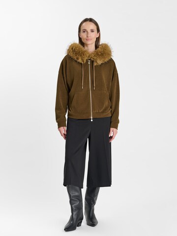 Le Temps Des Cerises Sweatvest in Groen