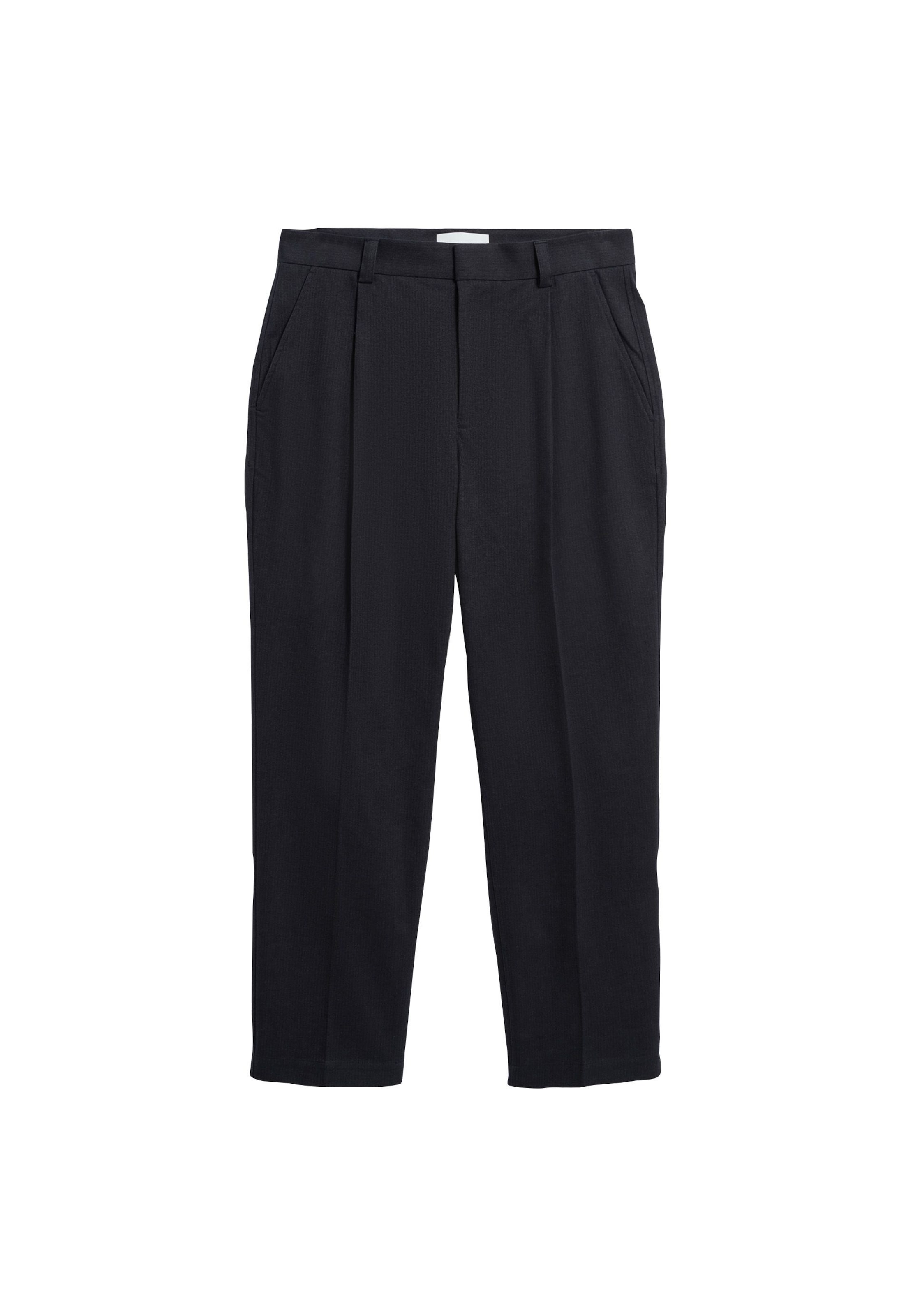 ARMEDANGELS Chino Pants in Black: front