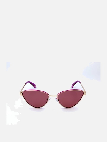 Lunettes de soleil Polaroid en violet : devant