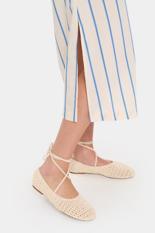 SAINT TROPEZ - Vestido 'Kotrina' em bege
