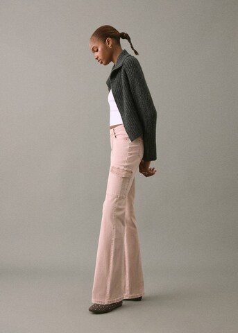 MANGO TEEN Boot cut Jeans in Pink