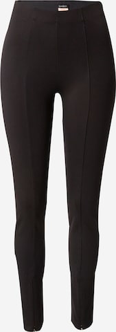 Coupe slim Leggings 'Issa' Lindex en noir : devant