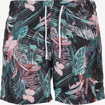 Shorts de bain Urban Classics en noir : devant