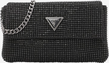 GUESS - Bolso de noche 'ZALINA FLAP CLUTCH' en negro: frente