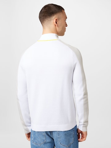 Pull-over 'Zirros' BOSS Green en blanc