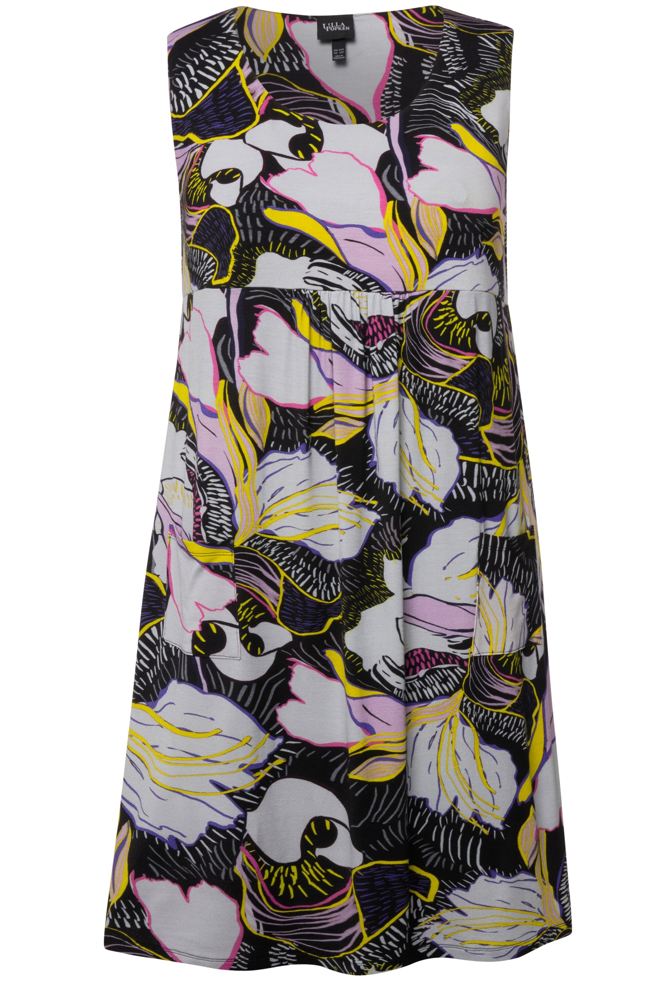 Ulla Popken Jurk in Gemengde kleuren: voorkant