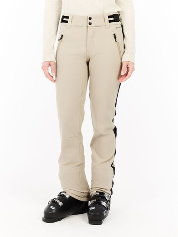 PROTEST Slimfit Sporthose 'PRTElm'‌‌‌‌ in Braun