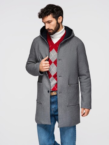 Manteau mi-saison Ombre en gris : devant