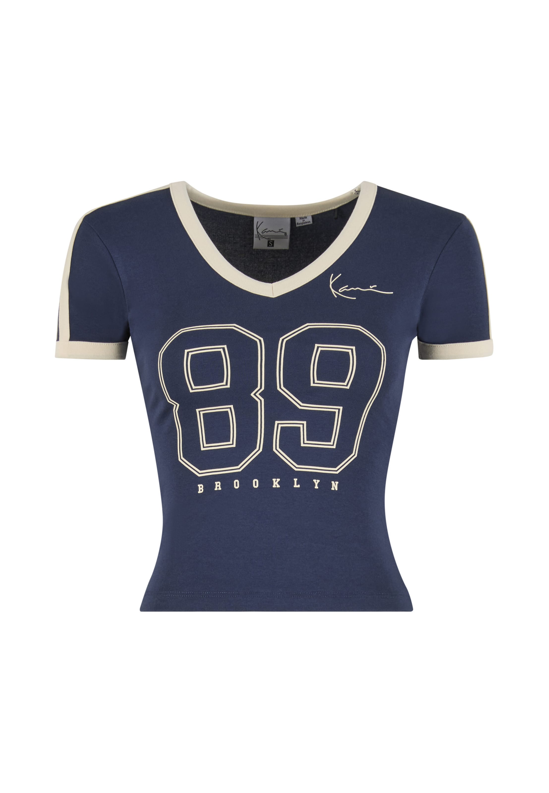 Karl Kani - Camisa '89' em azul: frente