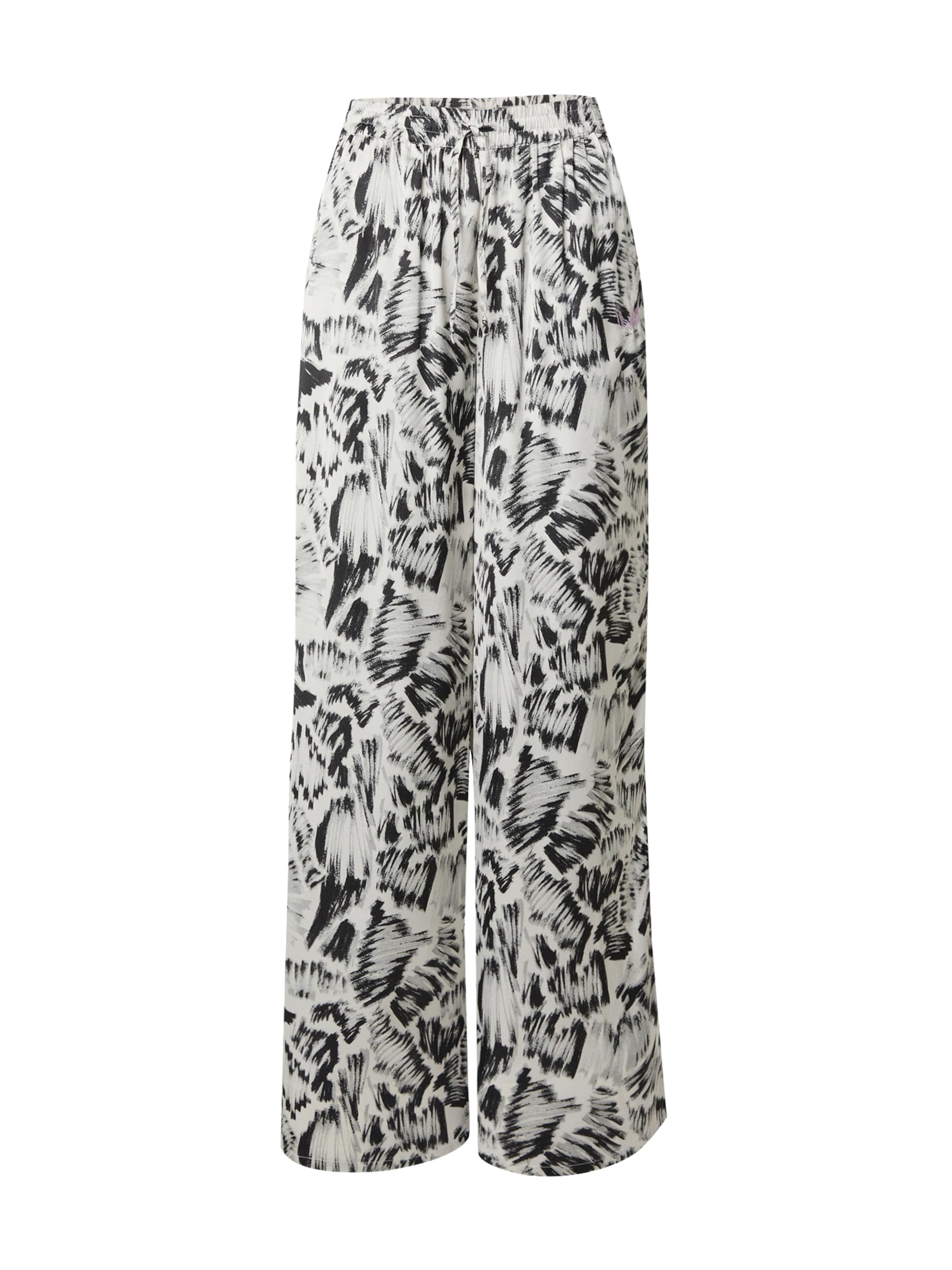 Volcom Широки крачоли Панталон 'ALIX' в черно: отпред