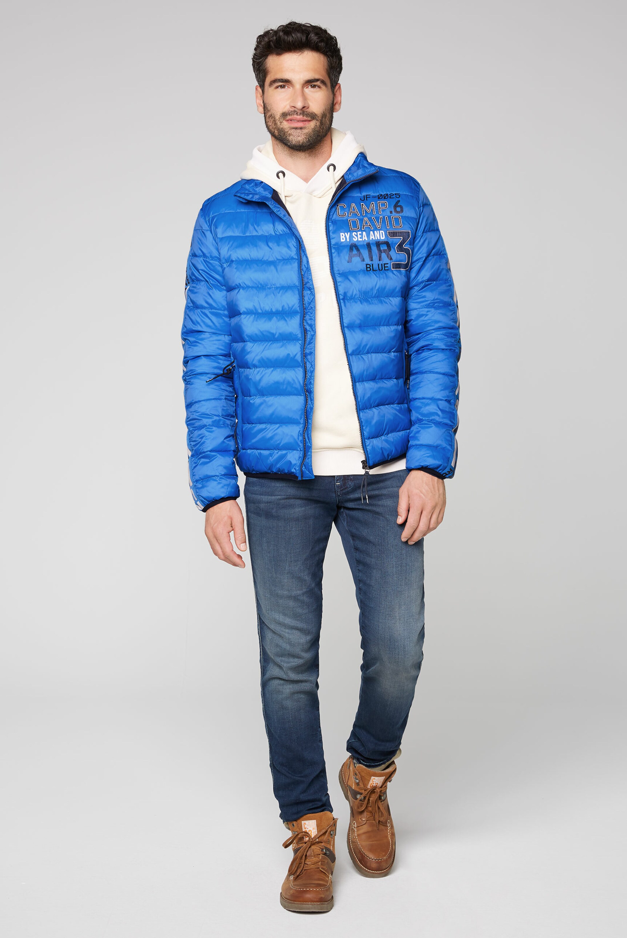 Männer Jacken CAMP DAVID Steppjacke in Blau - WS19844 Männer Jacken CAMP DAVID Steppjacke in Blau - WS19844