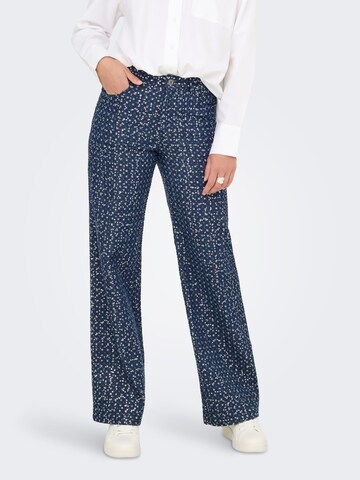 ONLY - Pierna ancha Pantalón 'ONLEVITA' en azul: frente