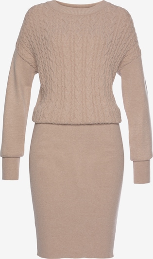 LASCANA Knit dress in Nude, Item view