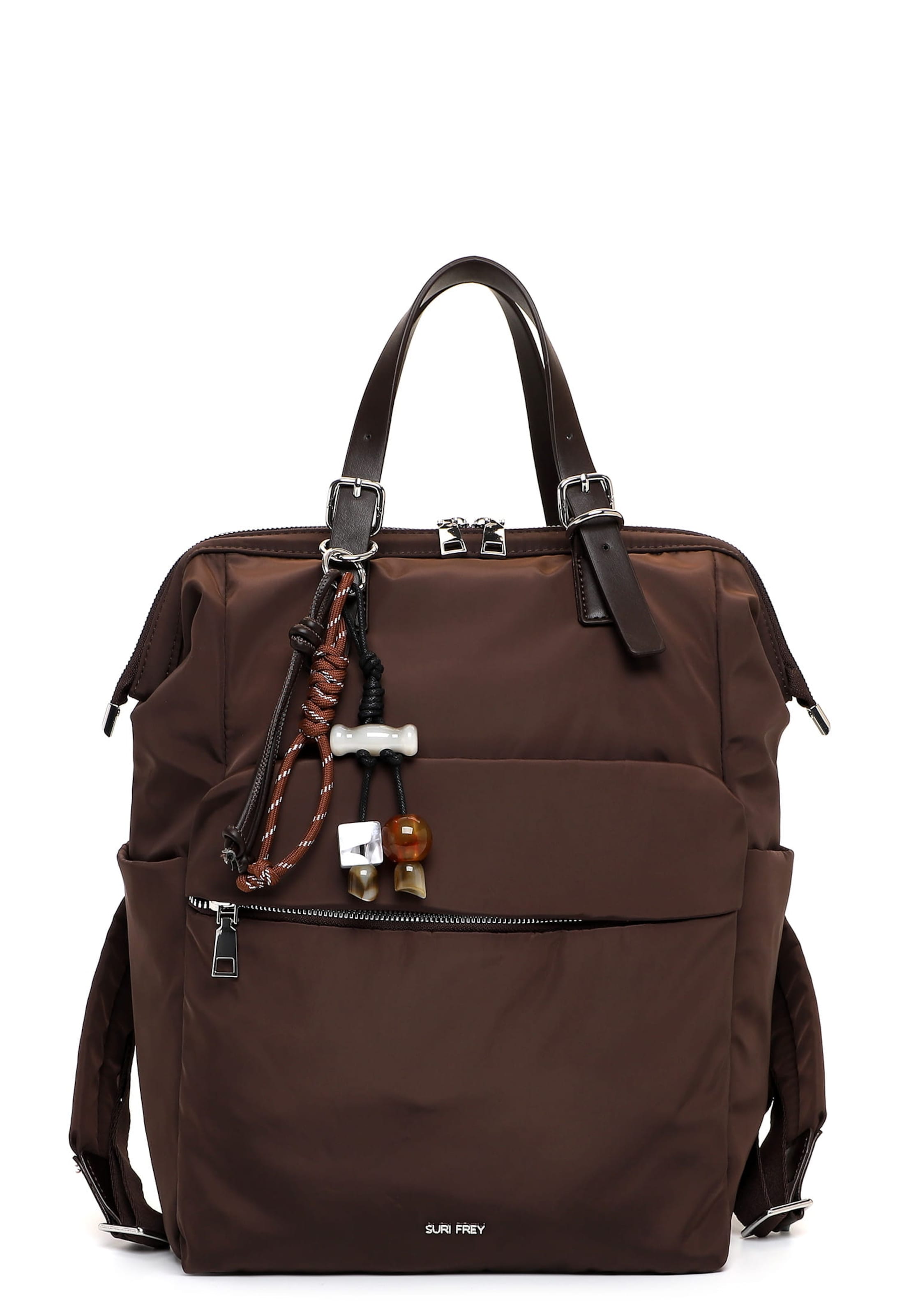 Suri Frey Backpack ' SFY Sandey ' in Brown: front